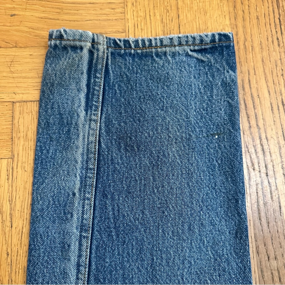 💚 Vintage 90s Levi’s 501xx Blue Distressed Jeans (W31 L32) (32) - Picture 8 of 12